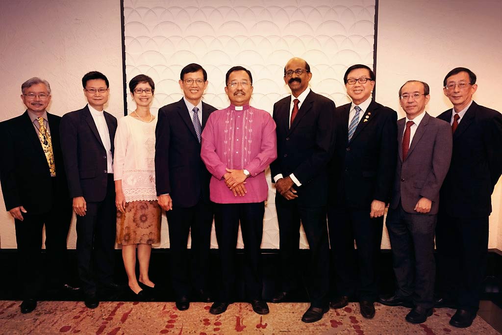 Singapore church leaders form the council team with Bishop Terry Kee